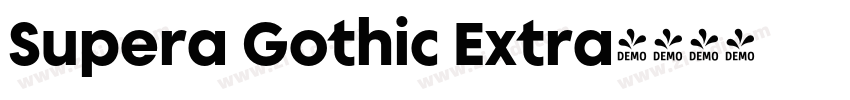 Supera Gothic Extra字体转换